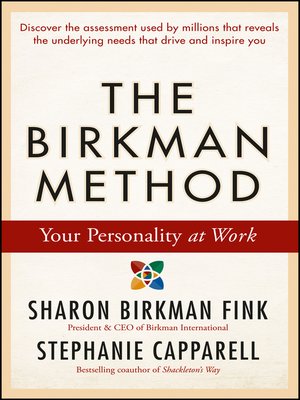 cover image of The Birkman Method